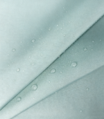 0.1 Mini Grid Ripstop Pongee Laminated with Anti-Cotton PU Membrane, Durable Down-Proof Functional Fabric for Warm Outerwear - 图片 2
