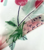 TPU Membrane Transparent Printing Fabric For Fashion Lightweight Outdoor Jacket - 图片 2