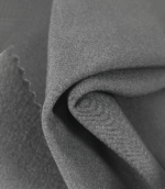 100D Polyester Spandex 4-Way Stretch 3-Layer Fabric Bonded With Polar Fleece Lining, Windproof Warm Composite Fabric For Winter Outdoor Hard Shell Jackets - 图片 3
