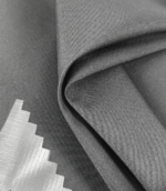 Grid Ripstop Pongee Bonded TPU Silver Membrane Fabric, Anti-Tear Windproof Material for Functional Outerwear - 图片 3