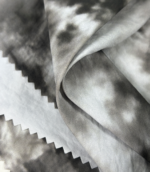 300T Crinkle Nylon Taslan Ink Wash Printing Fabric For Fashion Lightweight Outdoor Jacket - 图片 3