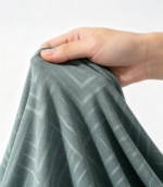 150D High Stretch Pongee Embossed Texture Fabric For Lightweight Outdoor Jacket & Fashion Outerwear - 图片 4