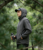 Double Weft Super Stretch Nylon Fabric, Spandex-Free High Resilience Textile For Outdoor Softshell, Lightweight Jacket & Functional Pants - 图片 4