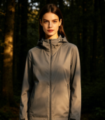 Polyester Fake Memory Coating Fabric DWR Lightweight Padded & Outdoor Jacket Shell - 图片 4