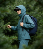 Stretch Pongee 3-Layer Bonded Composite Fabric, Windproof Waterproof Breathable Fabric For Outdoor Hiking & Mountaineering Shell Jackets - 图片 4