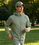 20D Double-Line Ripstop Nylon Fabric DWR Lightweight Outdoor Jacket Shell - 图片 4