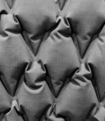 400T 0.3 Double Line Ripstop Nylon Taffeta 5-Layer Channel Bonded Fabric With TPU Film & Polyester Liner, Windproof Down-Proof Composite Fabric For Outdoor Down Hard Shell Jackets - 图片 4