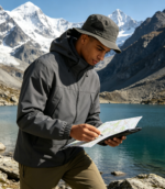 100D Cationic Pongee Fabric Bonded with Breathable TPU Membrane, Waterproof Windproof Laminated Fabric for Outdoor Jackets & Down Garments - 图片 4
