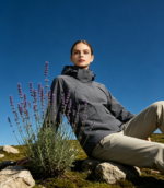390T Matte Mini Rhombus Ripstop Nylon Laminated with Clear TPU Membrane, Windproof Waterproof Fabric for Functional Outerwear - 图片 4