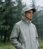 4-Way Stretch Nylon Spandex Laminated with Down-Proof PU Membrane, Elastic Laminated Fabric for Lightweight Padded Coats - 图片 4