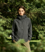 70D Matte Nylon Spandex with Floating Yarn Texture Laminated with Single-Component PTFE Membrane, Stretch Waterproof Functional Fabric - 图片 4