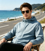 7D High Stretch 0.2 Double Grid PA66 Ripstop Nylon Fabric For Lightweight Outdoor Jacket & Packable Windbreaker - 图片 4
