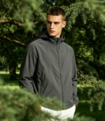 15D High Stretch 0.12 Floating Grid PA66 Ripstop Nylon Fabric For Lightweight Outdoor Jacket & Packable Windbreaker - 图片 4