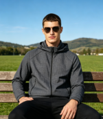 0.25 Nylon Polyester Mixed Ripstop Fabric DWR Lightweight Outdoor Jacket Shell - 图片 4