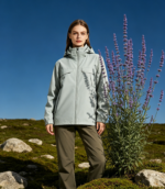 75D Textured Horizontal Stripe T800 Antibacterial Polyester Fabric For Lightweight Outdoor Jacket & Functional Windbreaker - 图片 4