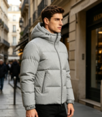 Ripstop Polyester Taffeta Cire Fabric | Lightweight Down Jacket Shell DWR Coated - 图片 4