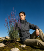 50D High Elastic 5-Layer Channel Bonded Fabric With Horizontal Baffles, TPU Composite Stretch Pongee Down-Proof Fabric For Winter Outdoor Hard Shell Jackets - 图片 6