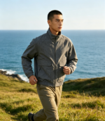 150D Cationic Pongee High Stretch Moisture Wicking Quick Dry Fabric For Lightweight Outdoor Jacket & Sports Windbreaker - 图片 5