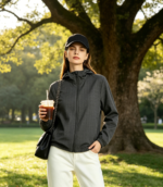 150D Ripstop 4-Way Stretch Polyester Fabric, Large Square Textured Mountain Cloth For Soft Shell Jacket, Outdoor Trousers & Functional Outerwear - 图片 5