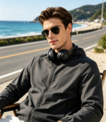 0.25 Single Grid Nylon Taslon Fabric, Warp 2-Way Stretch Textile For Soft Shell Jacket, Outdoor Trousers & Functional Outerwear - 图片 5