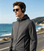 40D Semi-Gloss Full-Twist Encrypted Twill Nylon Fabric, 4-Way Stretch Textile For Soft Shell Jacket, Outdoor Trousers & Functional Outerwear - 图片 5
