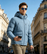 20D Nylon Weft Spandex 2-Layer Fabric 5cm Single Line Finished Anti-Down Lining For Down Jacket & Cotton Padded Coat - 图片 6