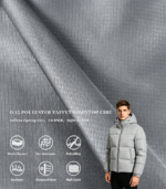 Ripstop Polyester Taffeta Cire Fabric | Lightweight Down Jacket Shell DWR Coated