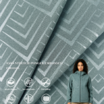 150D High Stretch Pongee Embossed Texture Fabric For Lightweight Outdoor Jacket & Fashion Outerwear