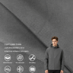 75D*150D T800 Four-Way Stretch Fabric, Balanced Weave Elastic Textile For Outdoor Softshell, Lightweight Jacket & Functional Pants