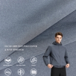 Pearl Jacquard Dot Polyester Mountain Cloth, 4-Way Stretch Textured Fabric For Soft Shell Jacket, Outdoor Trousers & Functional Outerwear