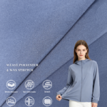 50D Plain Weave Polyester Fabric, 4-Way Stretch Lightweight Textile For Soft Shell Jacket, Outdoor Trousers & Functional Outerwear
