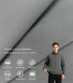 70/40X Matte Milk Silk Nylon Fabric, 4-Way Stretch Ultra-Soft Textile For Soft Shell Jacket, Outdoor Trousers & Functional Outerwear