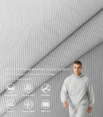 0.12 Grid Weft‑Stretch Ripstop Nylon Fabric, Original‑Yarn Anti‑UV Lightweight Textile For Summer Sun‑Protective Clothing