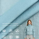 Ripstop Nylon Bubble Coated Fabric DWR Downproof For Down & Padded Jacket Shell