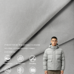3035 100% Polyester 2-Layer Fabric 8*8 Quilt Grid Texture Anti-Down Lining For Down Jacket & Cotton Coat