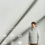 30D Polyester Weft Spandex 2-Layer Fabric 11*11 Quilt Grid Anti-Down Lining For Down Jacket Cotton Coat