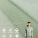 20D Double-Line Ripstop Nylon Fabric DWR Lightweight Outdoor Jacket Shell