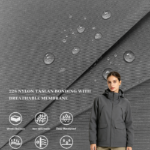 228 Nylon Taslan Laminated with High Breathable Membrane, Weather Resistant Functional Fabric for Performance Outerwear