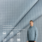 70D Double Grid PA66 Ripstop Nylon Fabric For Lightweight Outdoor Jacket & Packable Windbreaker