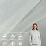 30D 0.3 Double Grid PA66 Ripstop Nylon Fabric For Lightweight Outdoor Jacket & Packable Windbreaker