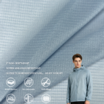 7D High Stretch 0.2 Double Grid PA66 Ripstop Nylon Fabric For Lightweight Outdoor Jacket & Packable Windbreaker