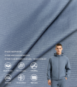 20D Matte Weft High Stretch 3-Line Separated Grid PA66 Ripstop Nylon Fabric For Lightweight Outdoor Jacket & Packable Windbreaker