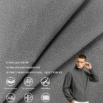 15D High Stretch 0.12 Floating Grid PA66 Ripstop Nylon Fabric For Lightweight Outdoor Jacket & Packable Windbreaker