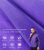 20D Full Dull Nylon DTY 0.5 Ripstop Fabric DWR Light Outdoor Jacket Shell