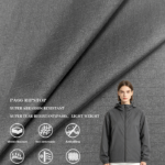 20D Matte Weft High Stretch 1/5 Grid PA66 Ripstop Nylon Fabric For Lightweight Outdoor Jacket & Packable Windbreaker