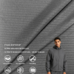30D Matte High Stretch 0.3 Double Grid PA66 Ripstop Nylon Fabric For Lightweight Outdoor Jacket & Packable Windbreaker