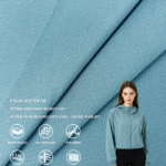 30D Matte High Stretch Mountain Cloth PA66 Ripstop Nylon Textile, Flexible Anti-Tear Elastic Fabric For Lightweight Outdoor Jacket, Foldable Windbreaker & Fashion Streetwear