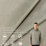 20D High Stretch Mini Diamond Grid PA66 Ripstop Nylon Fabric For Lightweight Outdoor Jacket & Packable Windbreaker