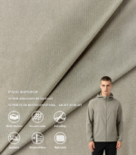 20D High Stretch Mini Diamond Grid PA66 Ripstop Nylon Fabric For Lightweight Outdoor Jacket & Packable Windbreaker
