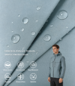 150D*300D Mechanical Stretch Teflon Triple Protection Nylon Fabric For Outdoor Jacket & Functional Windbreaker